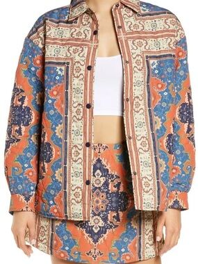 Melody Ehsani Patterned Quilted Jacket